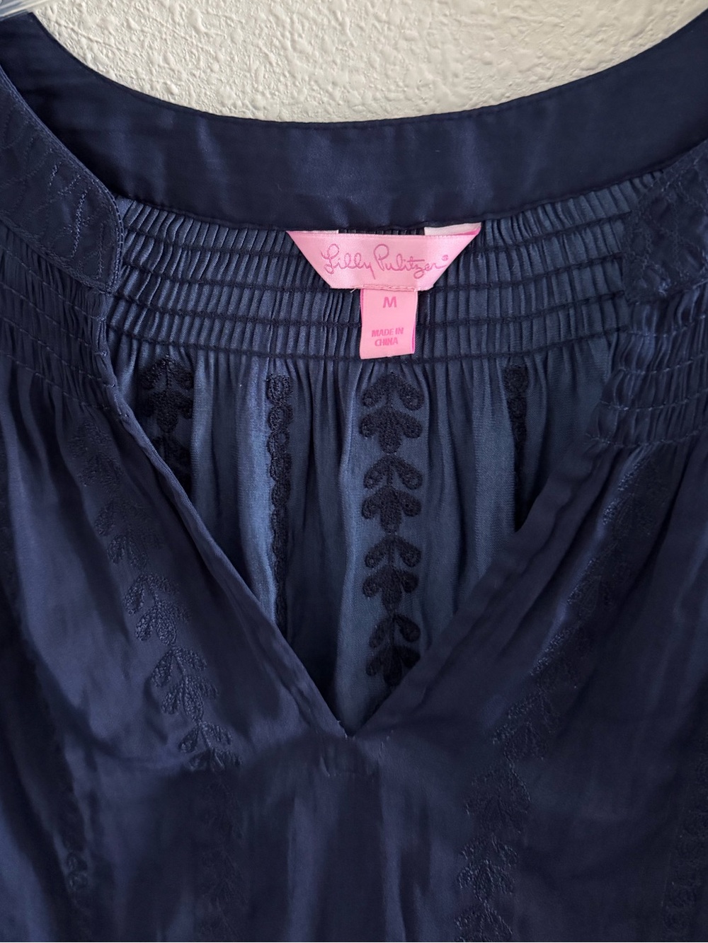 Navy Blue Lilly Pulitzer Tunic Top - Picture 4 of 9